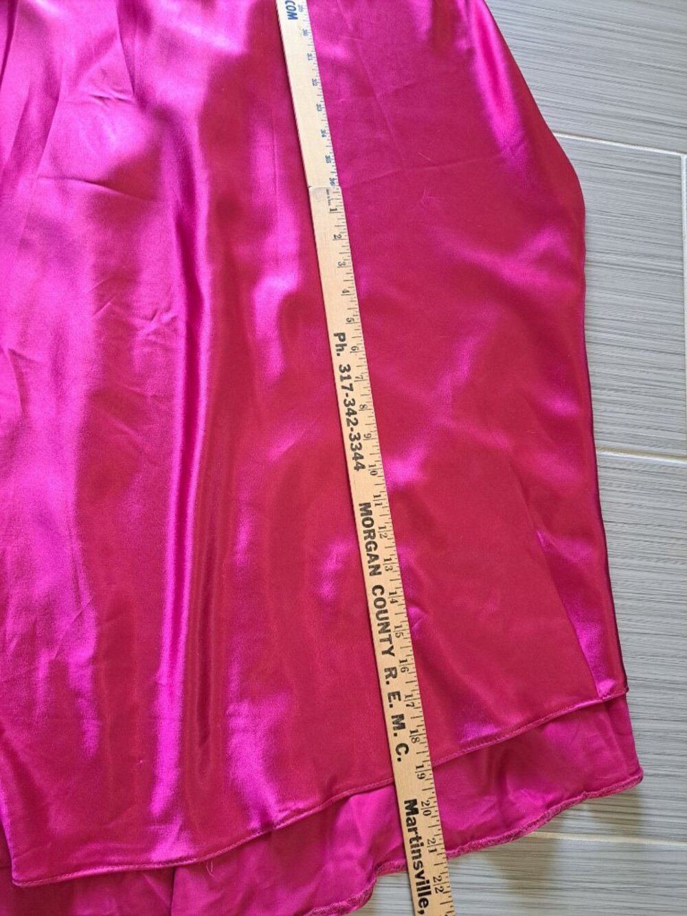 Vtg Jessica McClintock Gunne Sax Pink Satin Evening Gown Dress Rhinestone 5 USA - Picture 13 of 13
